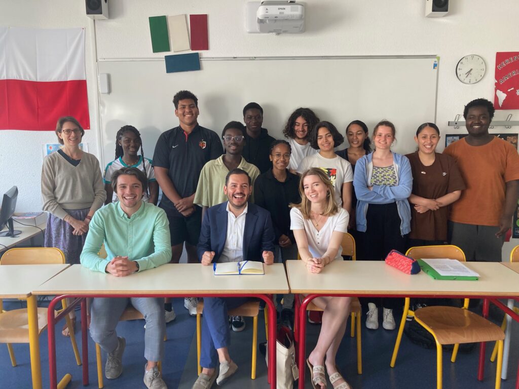 Mercredi 31 mai 2023 : Accueil de Monsieur Hector Brown, Consul des États-Unis à Bordeaux